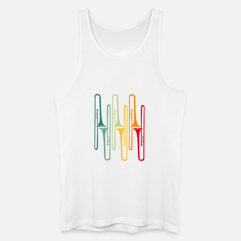 Lebendige Blechbläserparade - Männer Bio Tank Top - Weiß