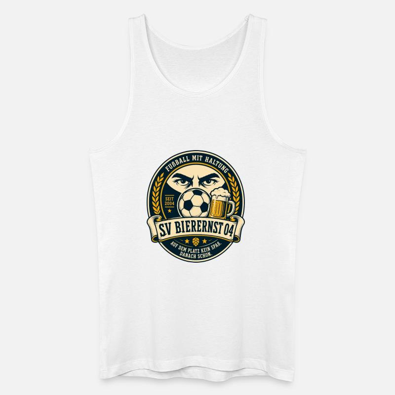 SV Bierernst 04 - Männer Bio Tank Top - Weiß