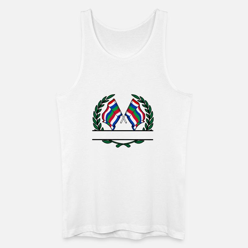 Schier Laurel Custom – Island Edition - Männer Bio Tank Top - Weiß