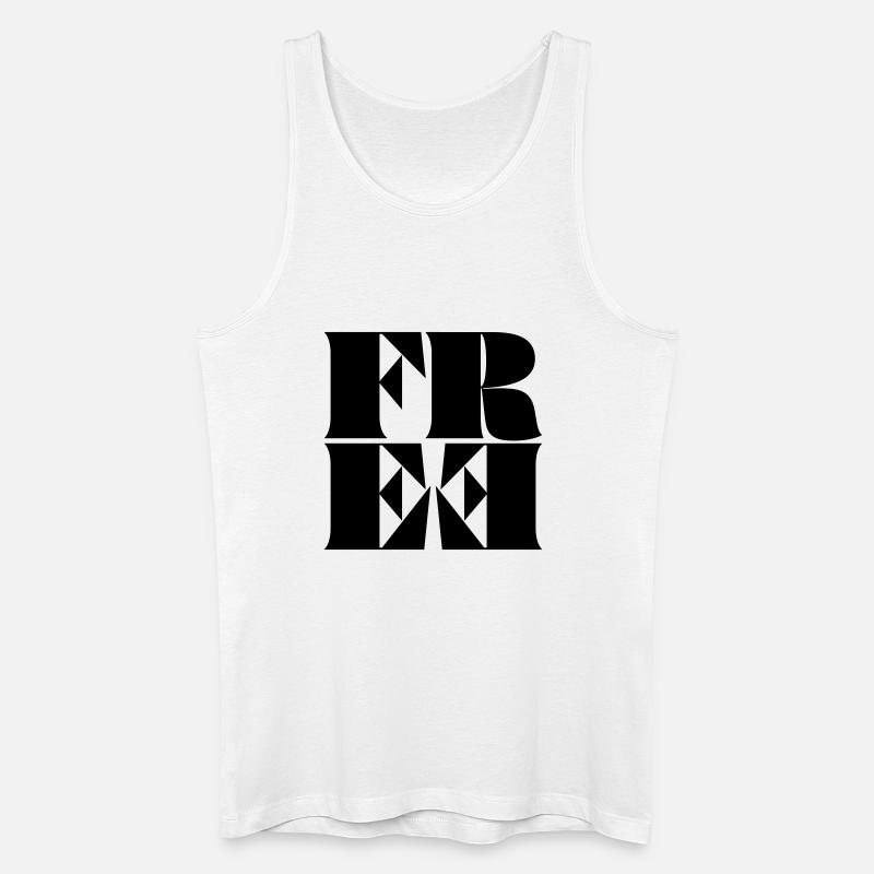 FREE - Männer Bio Tank Top - Weiß