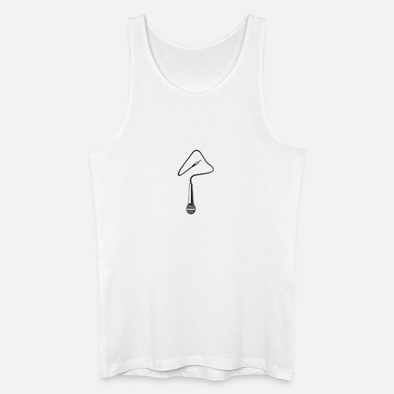 micro - Men’s Organic Tank Top - white