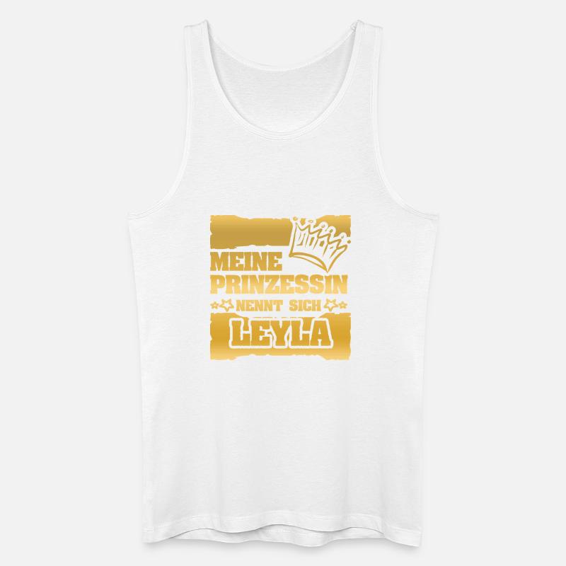 Spruch Leyla - Männer Bio Tank Top - Weiß