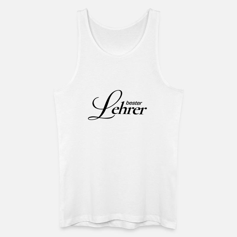 Beste Lehrer!  - Männer Bio Tank Top - Weiß