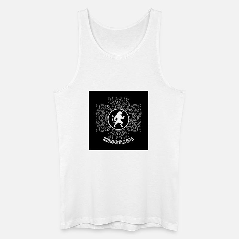 Minotaurus White - Männer Bio Tank Top - Weiß