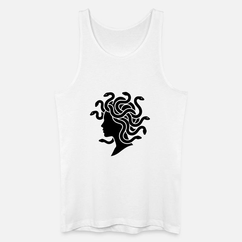 Méduse - Débardeur bio Homme - blanc