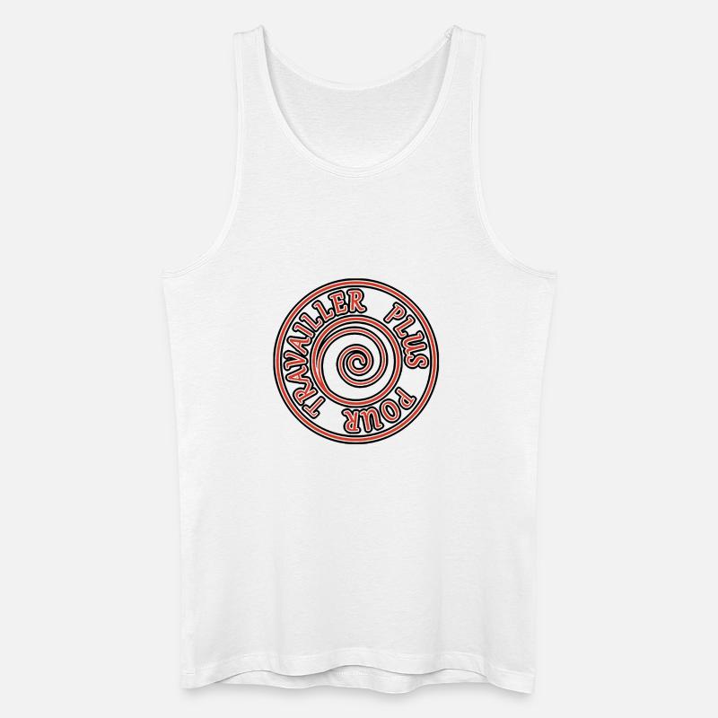Wertarbeit - Männer Bio Tank Top - Weiß