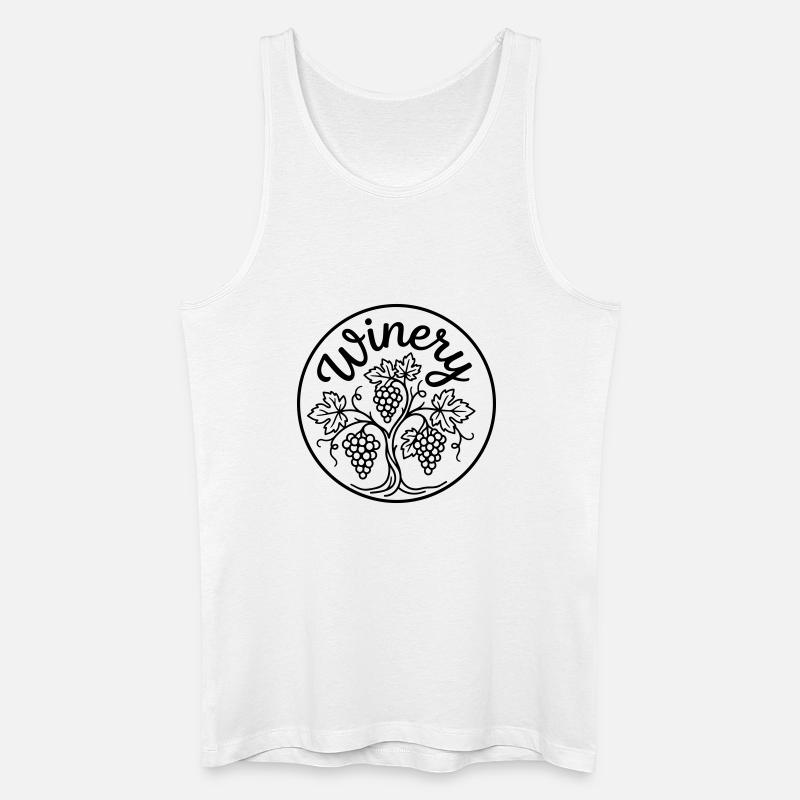 Vignoble - Débardeur bio Homme - blanc