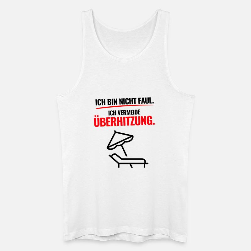 Überhitzung Aktiv - Männer Bio Tank Top - Weiß