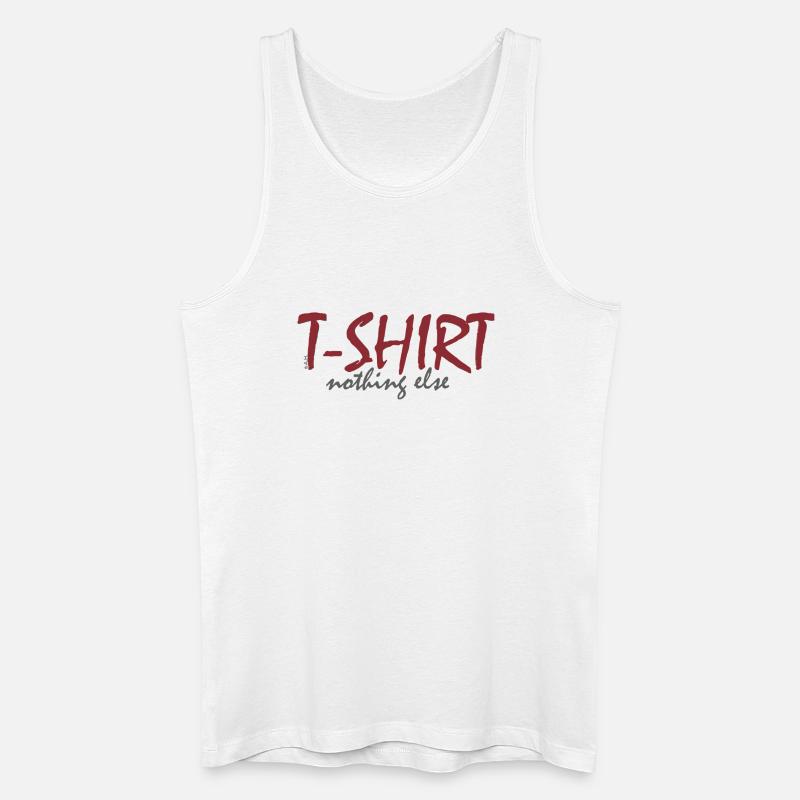 T‑Shirt nothing else - Männer Bio Tank Top - Weiß