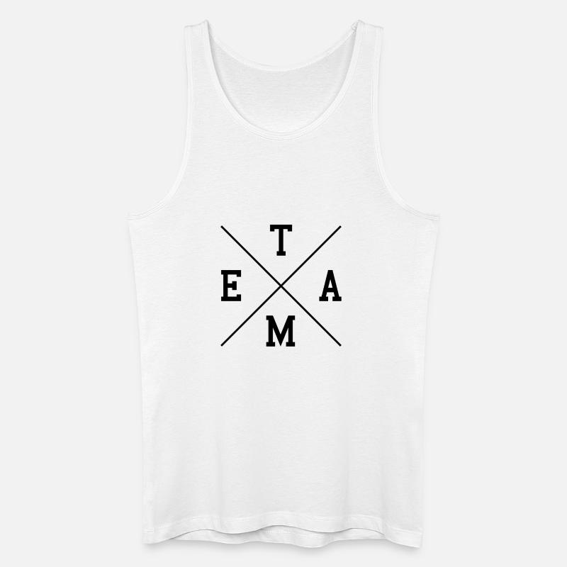 Team - Männer Bio Tank Top - Weiß