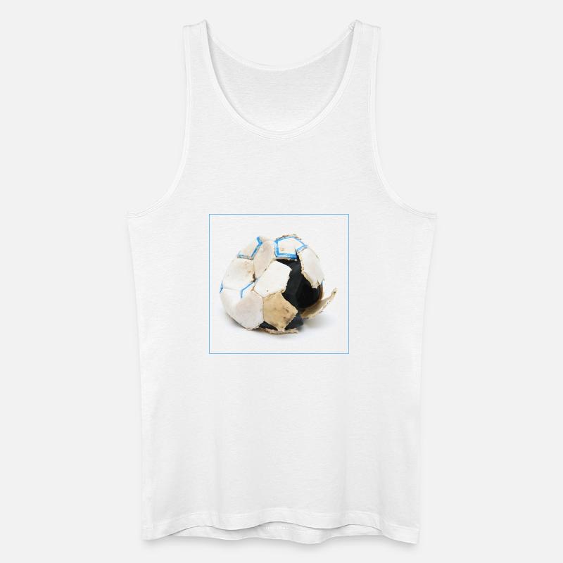 The Ball - Männer Bio Tank Top - Weiß