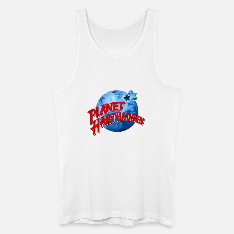Planet Harthausen - Männer Bio Tank Top - Weiß