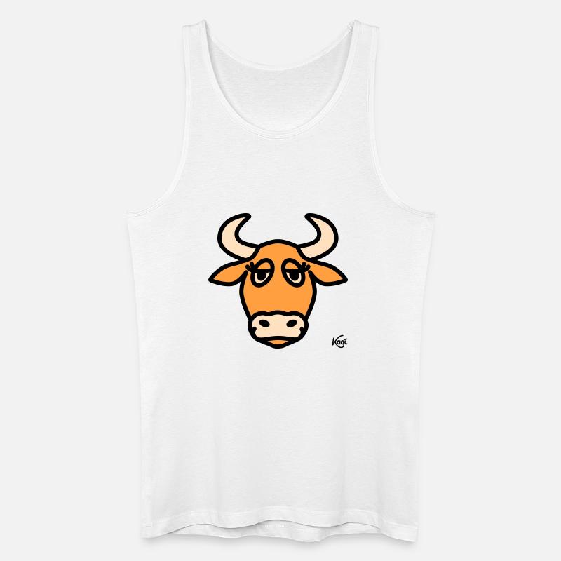 Taurus Large - Men’s Organic Tank Top - white