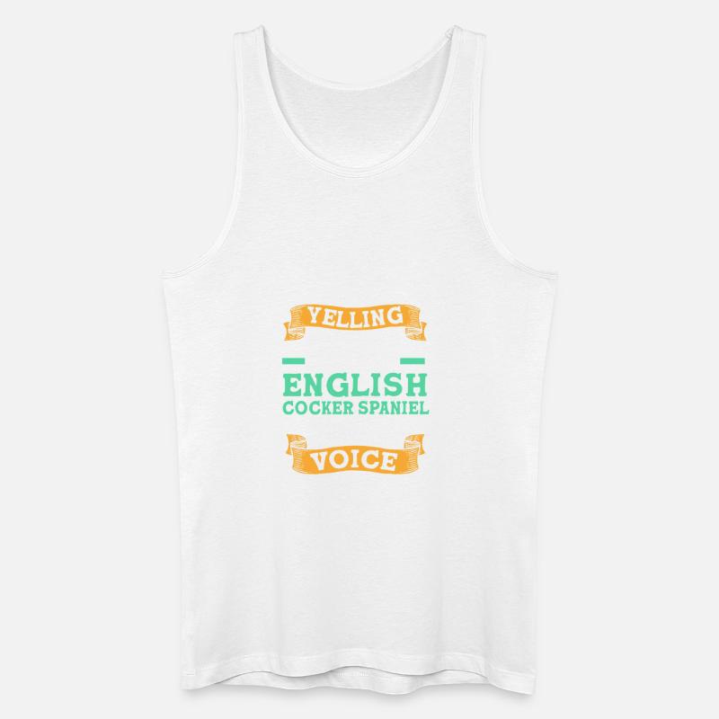 Cocker Spaniel Mama Hundemama - Männer Bio Tank Top - Weiß