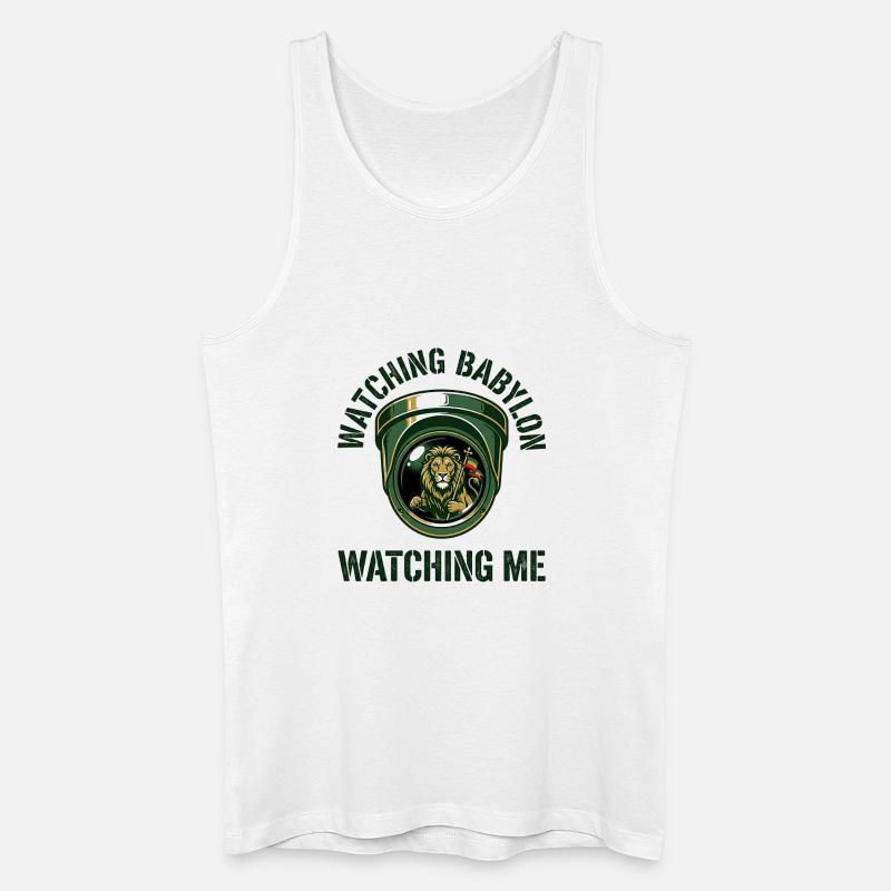 Babylon Watching - Männer Bio Tank Top - Weiß