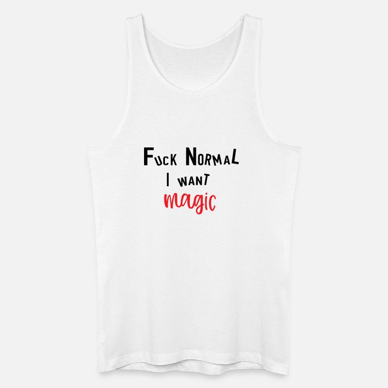 Magic - Männer Bio Tank Top - Weiß