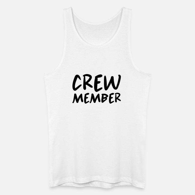 Crew - Männer Bio Tank Top - Weiß