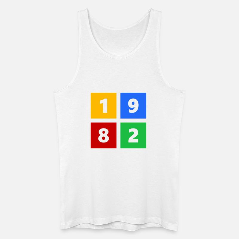 1982 - Männer Bio Tank Top - Weiß