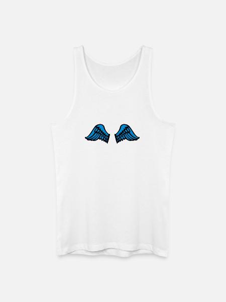 wings - Männer Bio Tank Top - Weiß