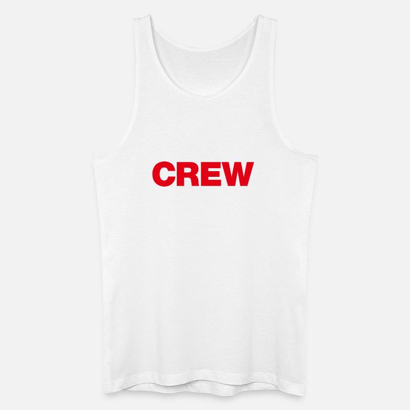 Crew - Männer Bio Tank Top - Weiß