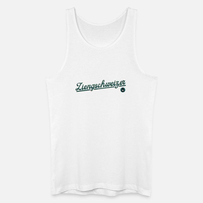 Ziengschweizer - Männer Bio Tank Top - Weiß