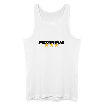 Petanque - Men’s Organic Tank Top - white - Front
