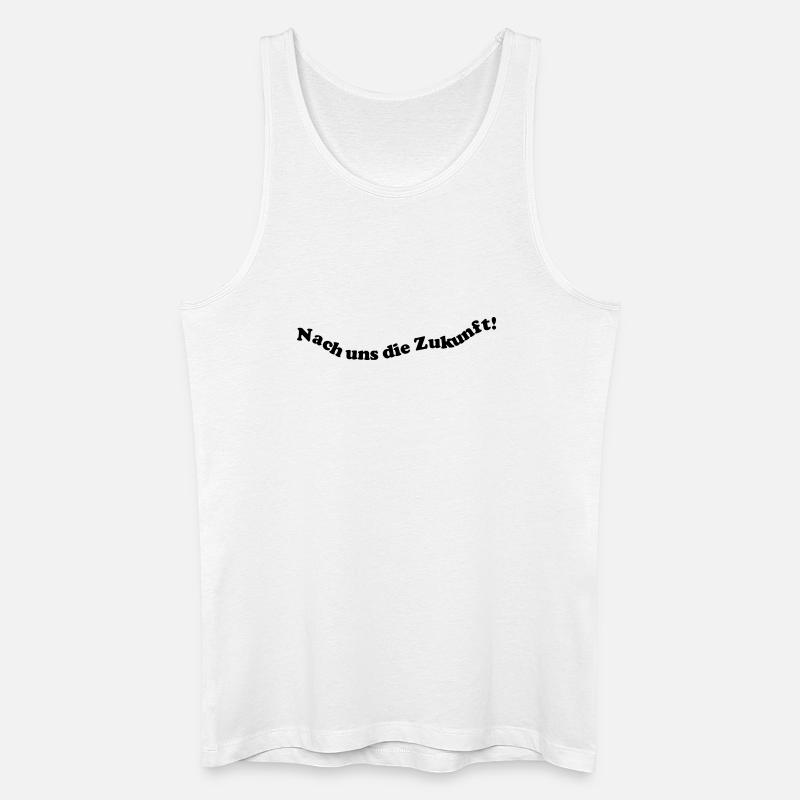 Nach uns die Zukunft! - Männer Bio Tank Top - Weiß