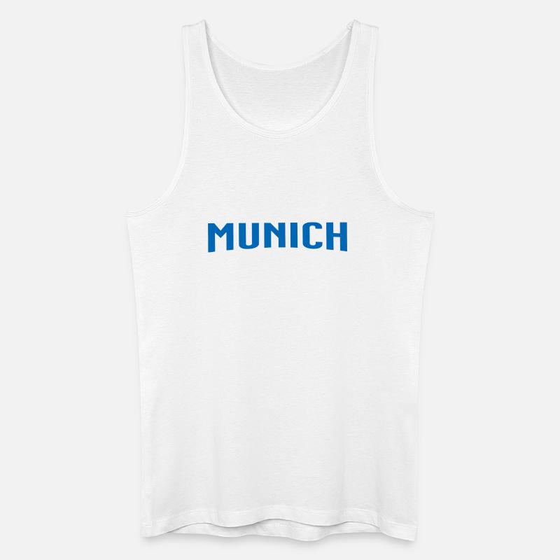 Munich - Männer Bio Tank Top - Weiß