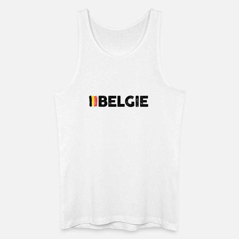 Bitte Design hochladen - Männer Bio Tank Top - Weiß