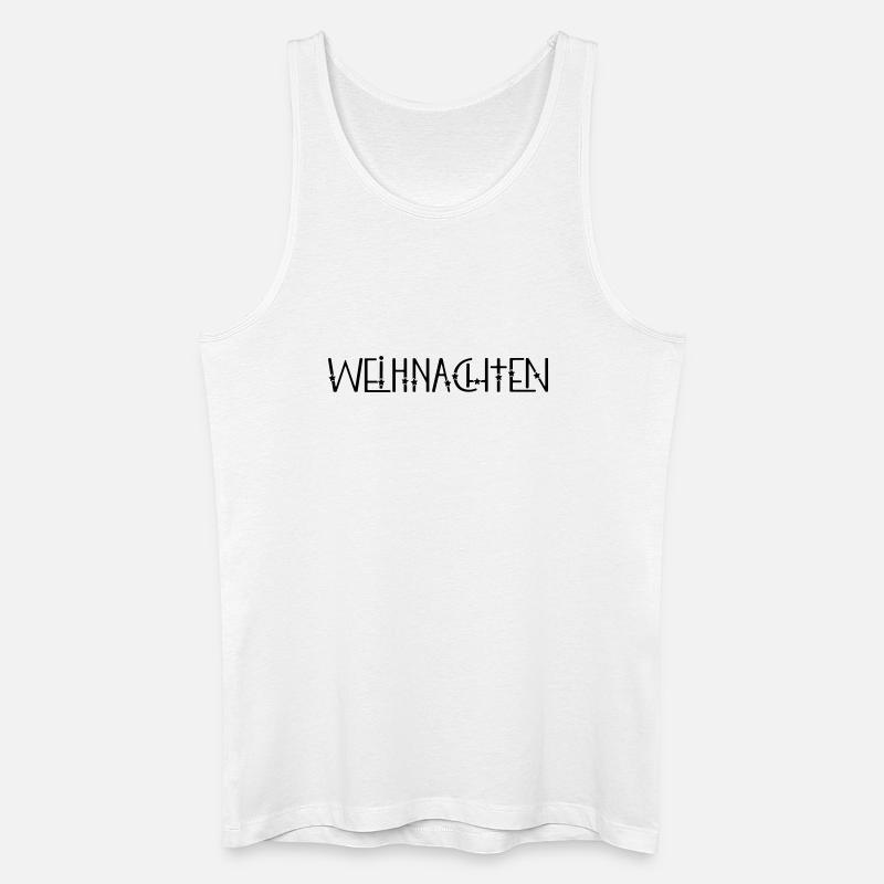 Weihnachten - Männer Bio Tank Top - Weiß