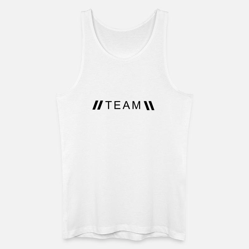 Style Team - Men’s Organic Tank Top - white
