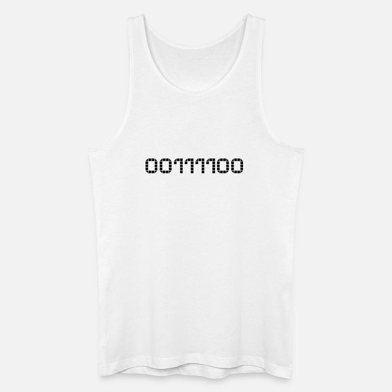 Binary notation - 60 - Men’s Organic Tank Top - white