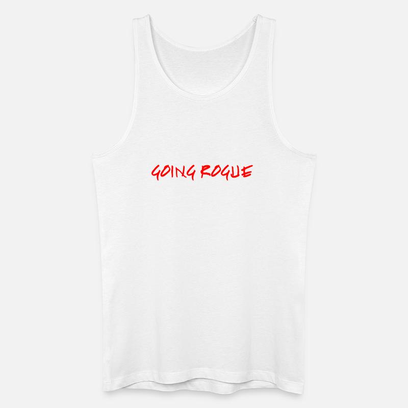 ABTRÜNNIG WERDEN - Männer Bio Tank Top - Weiß