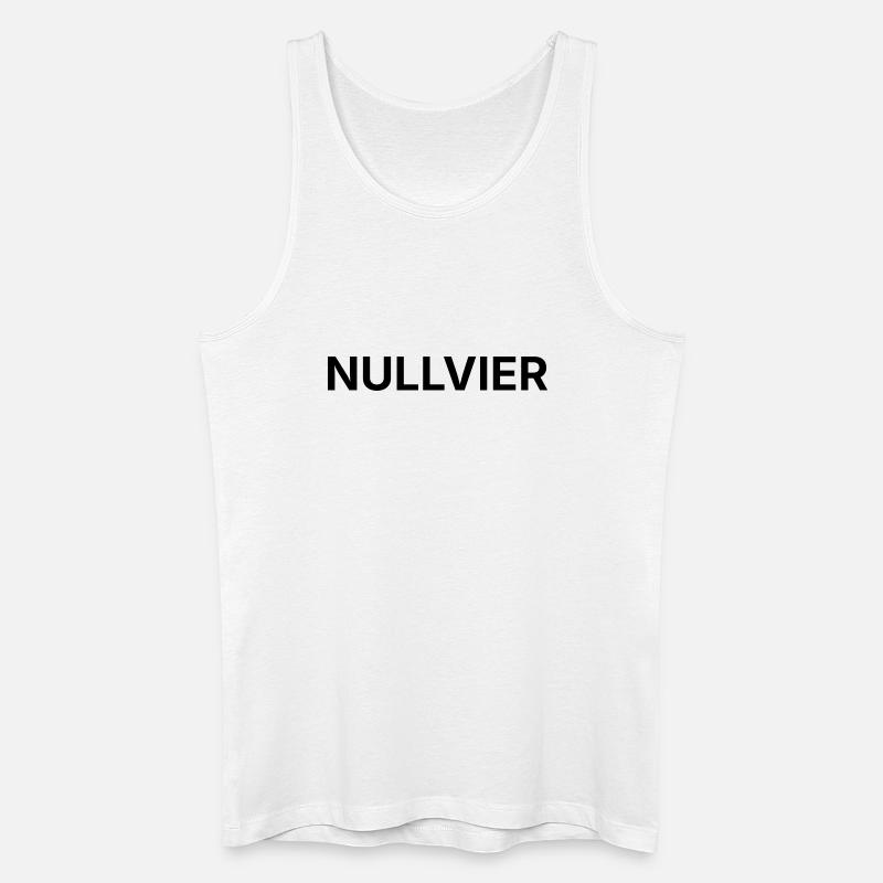 NULLVIER - Männer Bio Tank Top - Weiß