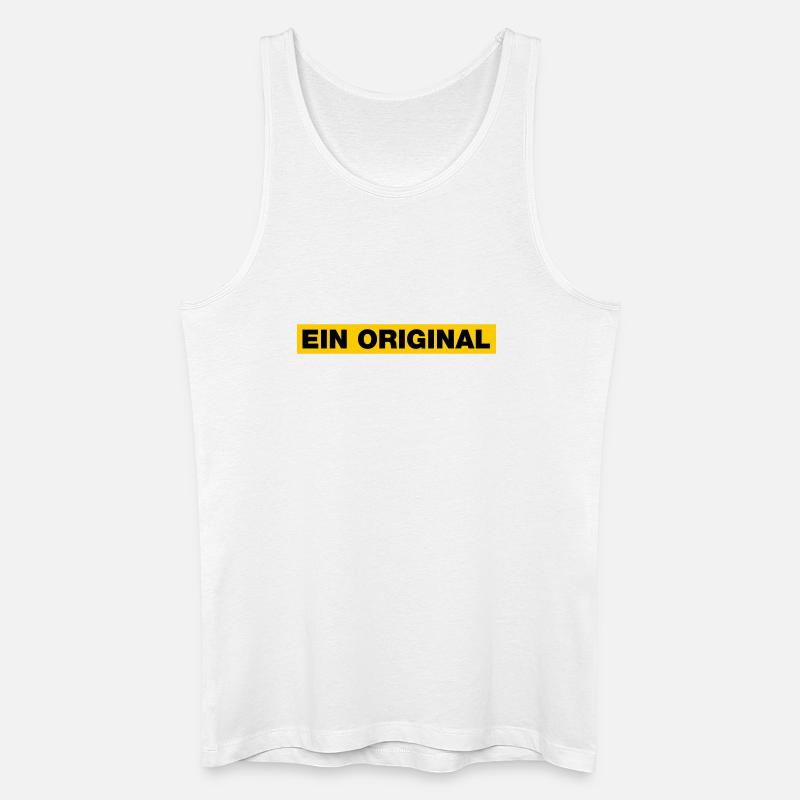 Ein Original - Männer Bio Tank Top - Weiß