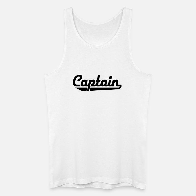2541614 15908883 capitandeli - Männer Bio Tank Top - Weiß