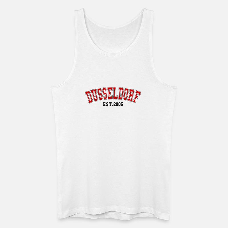 Düsseldorf Est. 2005 - Männer Bio Tank Top - Weiß