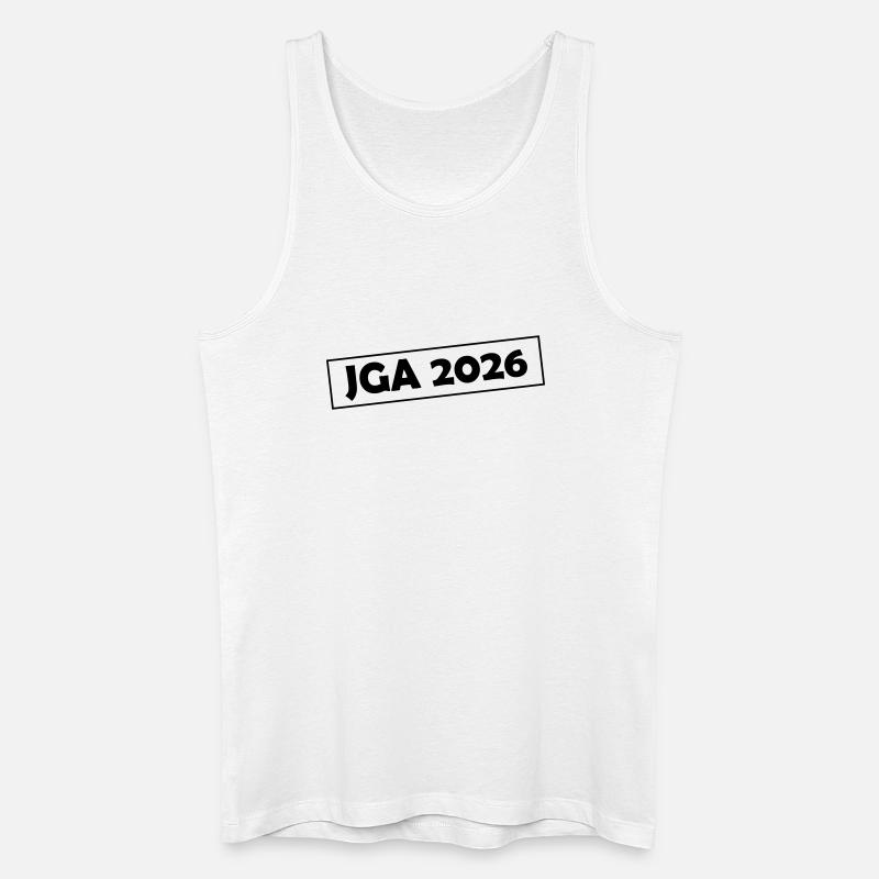 Jga 2026 - Männer Bio Tank Top - Weiß