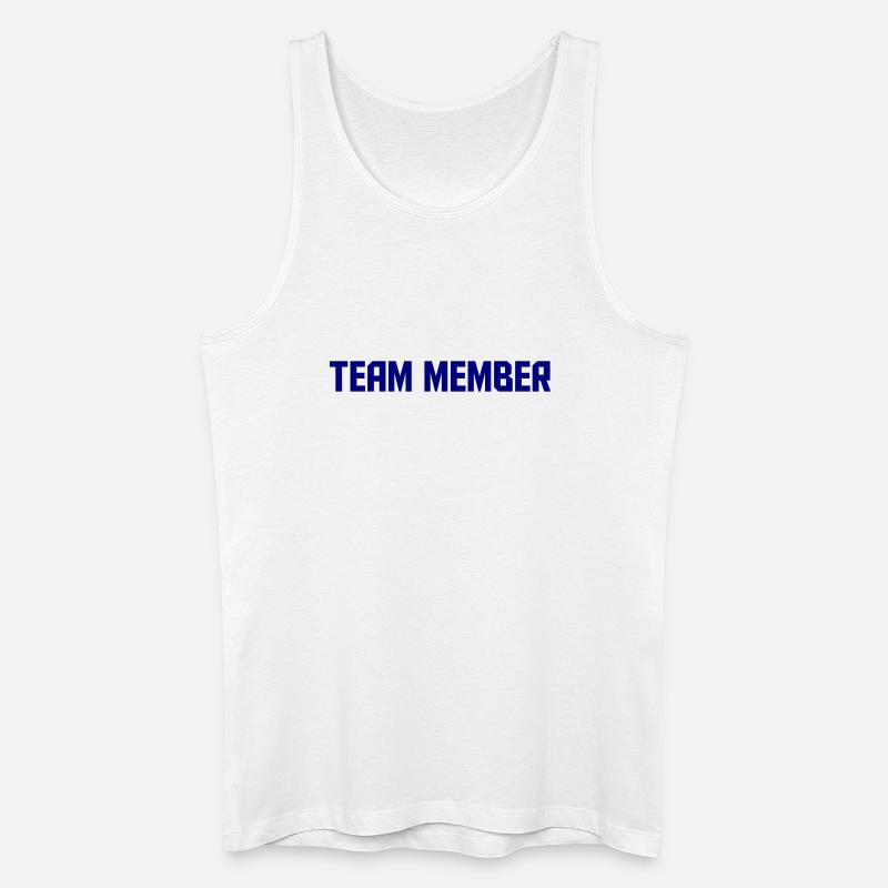 Team Member - Männer Bio Tank Top - Weiß