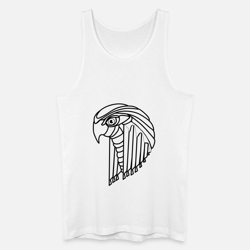 tecbird - Men’s Organic Tank Top - white