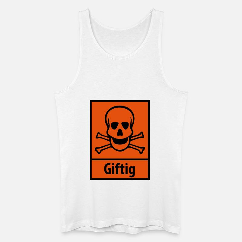 Giftig - Männer Bio Tank Top - Weiß
