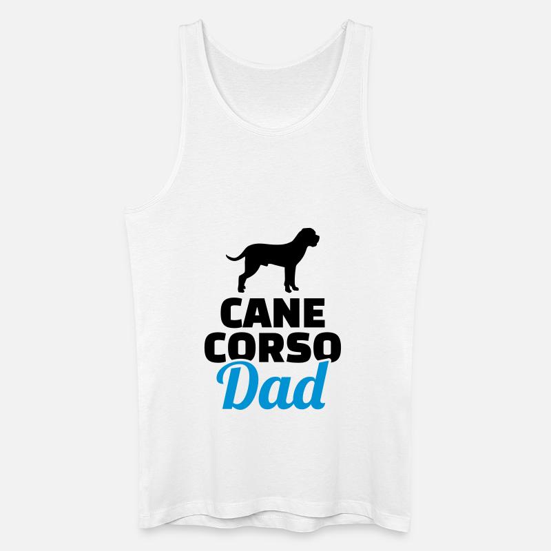 Cane Corso - Männer Bio Tank Top - Weiß