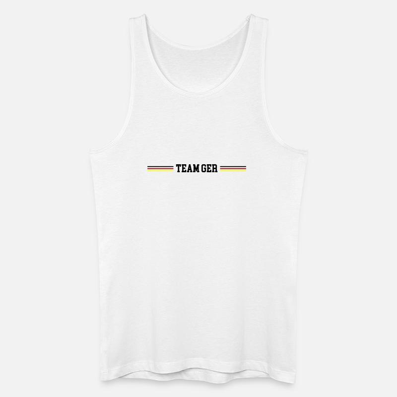 Team Germany - Männer Bio Tank Top - Weiß