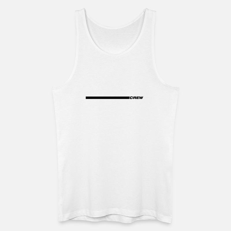 Crew Linie Element - Männer Bio Tank Top - Weiß