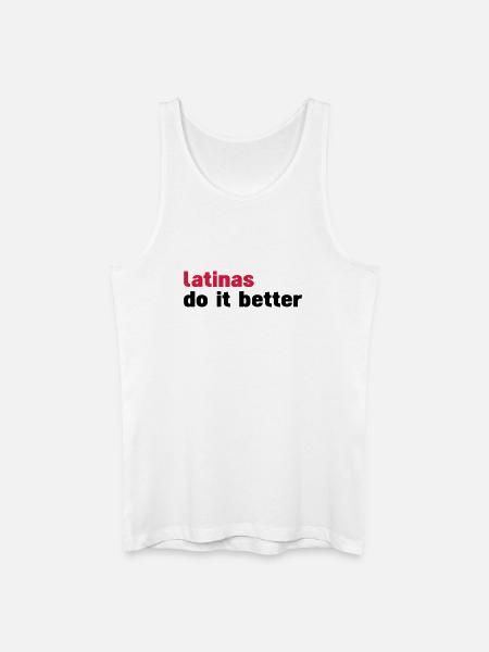 latinas do it better - Men’s Organic Tank Top - white