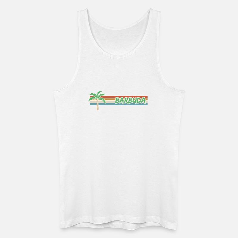Geschenk für Barbuda - Männer Bio Tank Top - Weiß