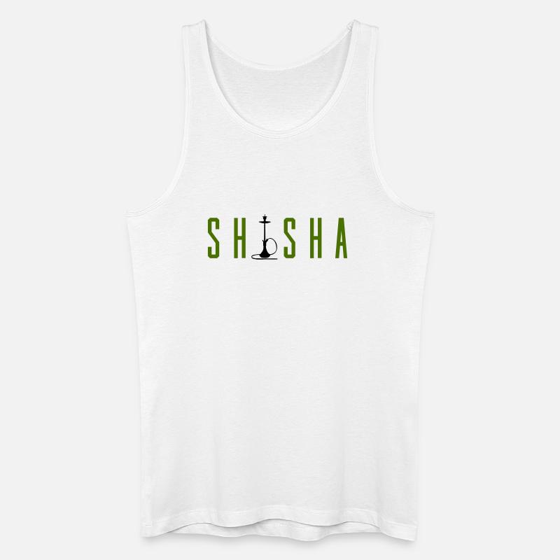 Hookah - Men’s Organic Tank Top - white