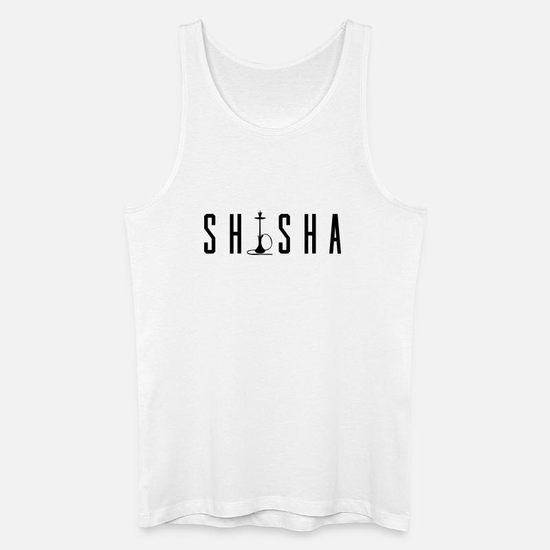 Hookah - Men’s Organic Tank Top - white