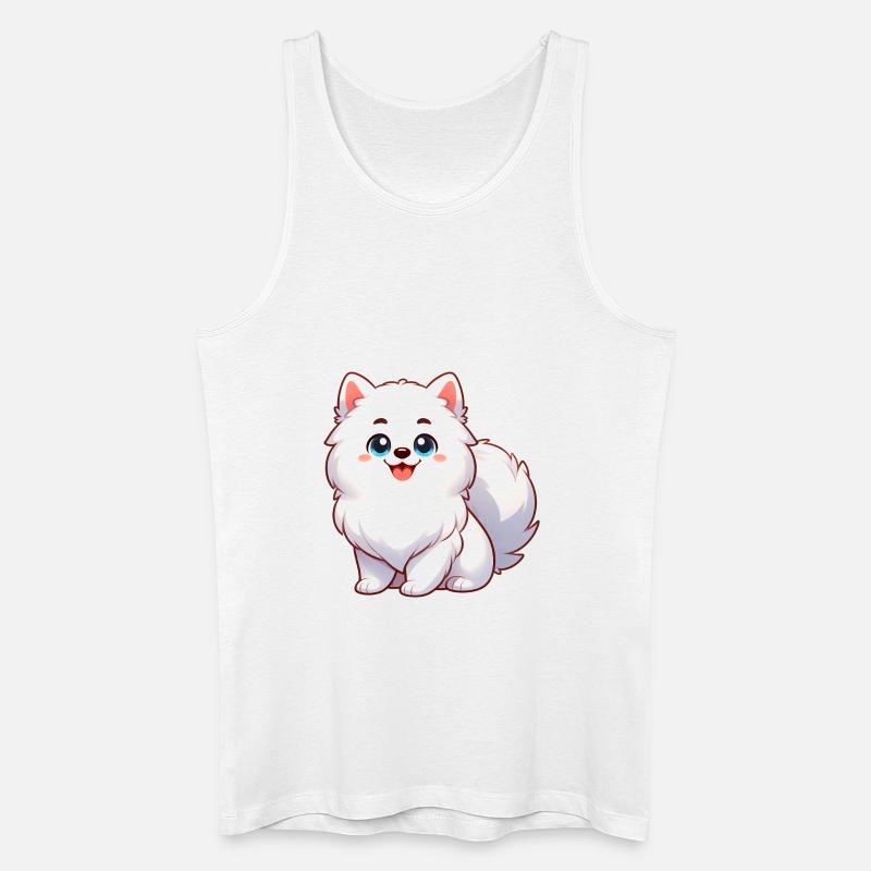 Spitz 4 - Männer Bio Tank Top - Weiß