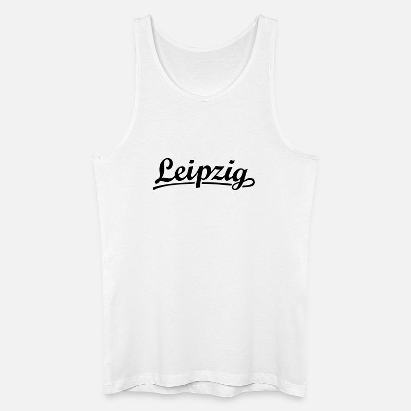 Leipzig Classic - Männer Bio Tank Top - Weiß